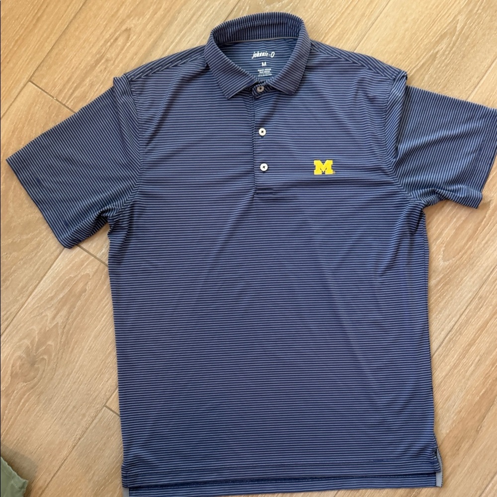 Men’s U of Michigan Johnnie O Polo Sz M